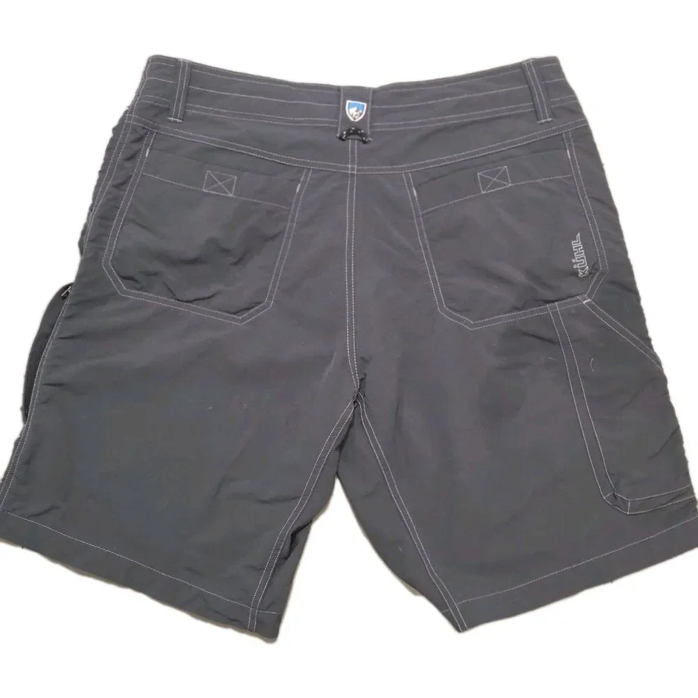 Kuhl Mens Hiking Shorts Sz 36 Gray Lightweight Quick Dry Stretch Pockets